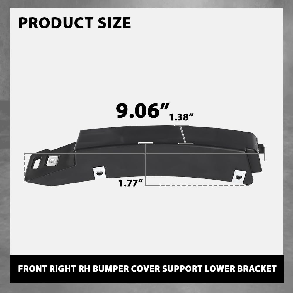 Front Right Rh Bumper Cover Support Lower Bracket For Buick Envision 2016 2017 2018 2019 2020 Part Number 22905949 Gm1027101