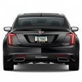 Ipick Image For Cadillac Ct5 Uv-led Printed On Black Metal License Plate Frame