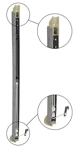 Fa2730g Window Channel Balance With Fs291ba Guides Attached 28 In Length Metal Construction Beige Finish