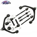 Tom Upper Control Arm Ball Joint Sway Bar Tie Rod Kit For 2005-2011 Dodge Dakota Mitsubishi Raider