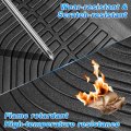 Cartist Floor Mats Fits For 2020-2023 2024 Jeep Gladiator Accessories All Weather Liners Jt 4 Door 2 Row Tpe High Edge Heavy