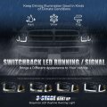 Auto Dynasty 4pcs Sequential Dual L-led Drl Switchback Headlights Assembly Compatible With Dodge Ram 1500 2500 3500 1994-2002