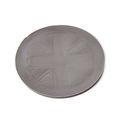 Beler 3pcs Car Cupholder Mats Grey Union Jack Anti-slip Cup Pads For Mini Jcw R55 R56 R57 R58 R59