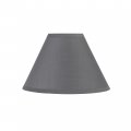 Aspen Creative 55002 Empire Uno Lamp Shade Dark Gray 4 Top X 10 Bottom 7 Slant Height Slip 33mm 