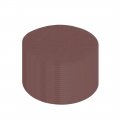 20pcs 3 Inch Hook And Loop Sanding Disc 1500 Grits Flocking Sandpaper For Random Orbit Sander Brown 