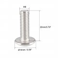 Uxcell Machine Screws M6x20mm Phillips Screw 304 Stainless Steel Fasteners Bolts 20pcs