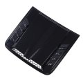 Hood Air Vent Grille Gloss Black Bonnet Intake Scoop Universal Fit For 1500 2500 3500 