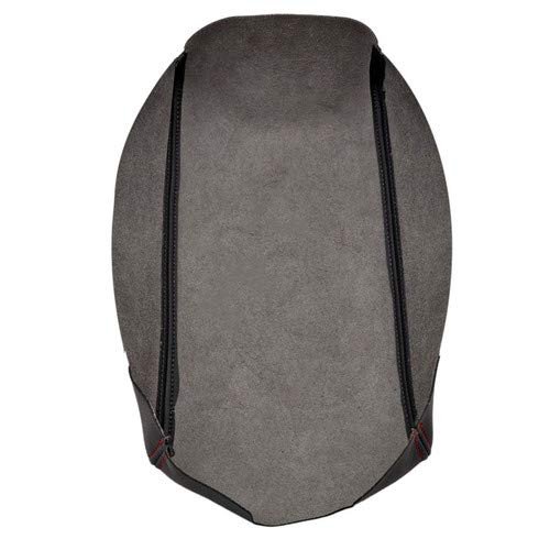 Toyota Camry 2012-2017 Black Leather Center Console Armrest Cover Red Stitch