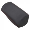 Toyota Camry 2012-2017 Black Leather Center Console Armrest Cover Red Stitch