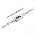 M1-m12 Adjustable Tap Wrench Handle And 2-56 Unc Machine Tapping Reamer Hand Tool High Speed Steel Screw Thread Threading