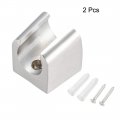 Uxcell Shower Head Holder Zinc Alloy Wall Mount Handheld Bracket 31x33x35mm 2pcs