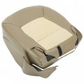 Kuafu Seat Cover Synthetic Leather Compatible With 2003-2006 Ford Expedition Eddie Bauer 4x4 2wd 4 6l 5 4l Perforated Tan