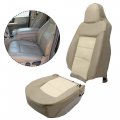 Kuafu Seat Cover Synthetic Leather Compatible With 2003-2006 Ford Expedition Eddie Bauer 4x4 2wd 4 6l 5 4l Perforated Tan