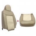 Seat Cover Synthetic Leather For 2003-2006 Ford Expedition Eddie Bauer 4x4 2wd 4 6l 5 4l Perforated Tan Passenger Top And