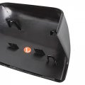 Hecasa Top Half Upper Mirror Covers Skull Caps Replacement Compatible With 2015-2020 Ford F150 Black Pair