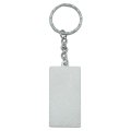 Lipscomb University Primary Logo Rectangle Keychain Chrome Plated Metal With Resin Top 2in X 1in