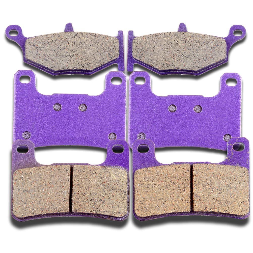 Carbon Fiber Brake Pads Fa379 Fa419 For Suzuki Gsxr600 2006 2009 Gsxr750 Hayabusa 2008 2014 Vstrom 1000 Front And Rear 3 Pairs