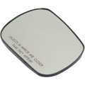 Passenger Side Mirror Glass For Mazda 3 Sport 2009 Power Non Heated Convex With Backing Plate Fits Hatchback Sedan Turbo