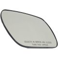 Passenger Side Mirror Glass For Mazda 3 Sport 2009 Power Non Heated Convex With Backing Plate Fits Hatchback Sedan Turbo
