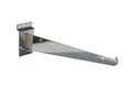 12 Chrome Slatwall Shelf Brackets Box Of 48 