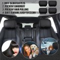 Tallew 8 Pack Universal Car Headrest Cover Seat Head Rest Protector Decor Interior Vehicle Accessories Functional For Truck