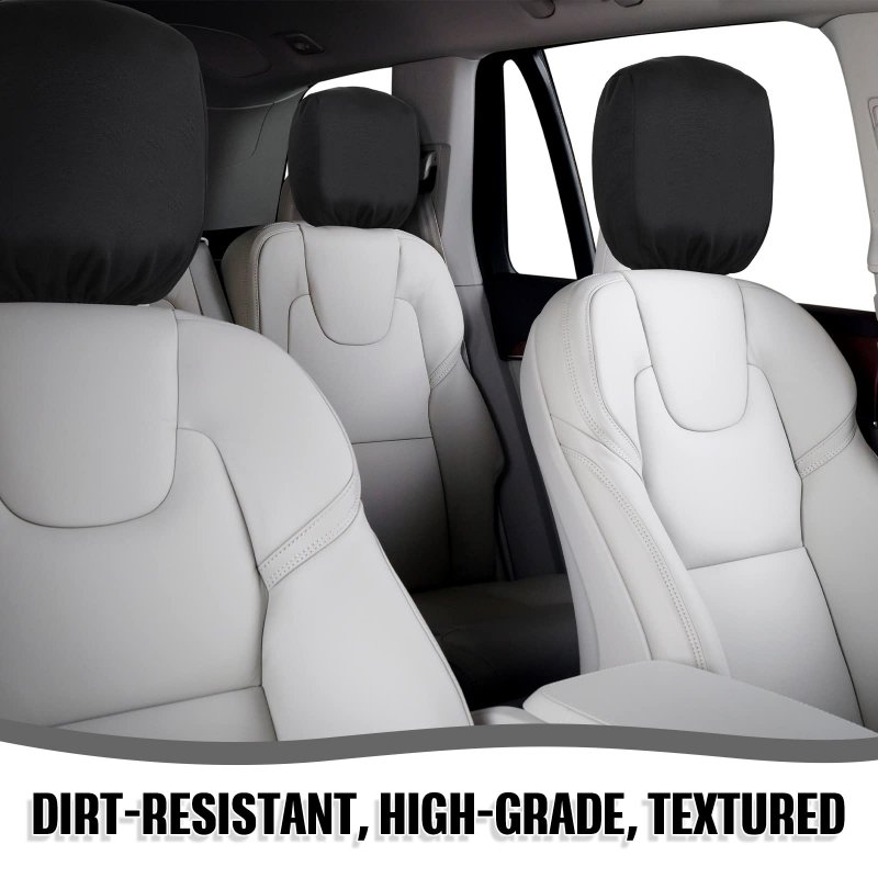 Tallew 8 Pack Universal Car Headrest Cover Seat Head Rest Protector Decor Interior Vehicle Accessories Functional For Truck