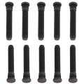 10pcs M14x1 50 Rear Serrated Wheel Stud Bolts 0 63 In Knurl 3 4 Length Replacement For 2013-2024 Dodge Ram 4500 5500 6509420aa 