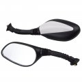 Universal 8mm Rear View Mirror For Gy6 50cc 125cc 150cc 250cc Scooter Moped Motorcycle Silver Windshield Mount