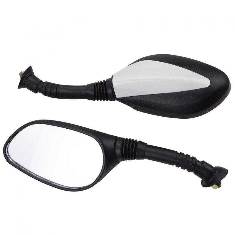 Universal 8mm Rear View Mirror For Gy6 50cc 125cc 150cc 250cc Scooter Moped Motorcycle Silver Windshield Mount