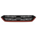 Front Bumper Grille For 2018 2019 2020 2021 Subaru Wrx And Sti Gloss Black Red Abs Plastic Replacement Grill Go-5766 