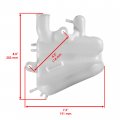 Caltric Radiator Reserve Tank Compatible With Honda Foreman 500 Trx500fpm 2012 2013 Coolant Reservoir