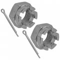 Caltric Front Axle Nut For Yamaha Rt180j 1997 Rt180h Tw200h 1996 Qty 2 New 