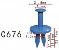 Autobahn88 Fascia Clip Compatible With Gm Oem Pack Of 20