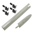 Hoypeyfiy Left Or Right Convertible Roof Top Hinge Cover With Clip 54377184037 54377184038 Replacement For Bmw 328i 2007-2013 