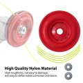 Universal Aluminum Trimmer Head String Weedeater W 4-wire Replacement For Craftsman Echo Husqvarna Red