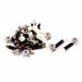 Uxcell 40mm Long Dowel Furniture Connect Cam Fitting Pre-inserted Nut 15 Sets