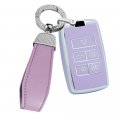 Ontto Tpu Key Cover Full Protectionless Entry Smart Remote Case Car Key Protector Fit For Land Rover Range Sport Evoque Velar