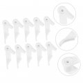 Joinpaya 60pcs Shade Buckle Thickened Ceiling Lampshade Light Bulb Clip Fixture Lamp Plate Fastening Plastic Fastener White