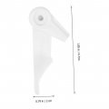 Joinpaya 60pcs Shade Buckle Thickened Ceiling Lampshade Light Bulb Clip Fixture Lamp Plate Fastening Plastic Fastener White