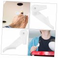 Joinpaya 60pcs Shade Buckle Thickened Ceiling Lampshade Light Bulb Clip Fixture Lamp Plate Fastening Plastic Fastener White