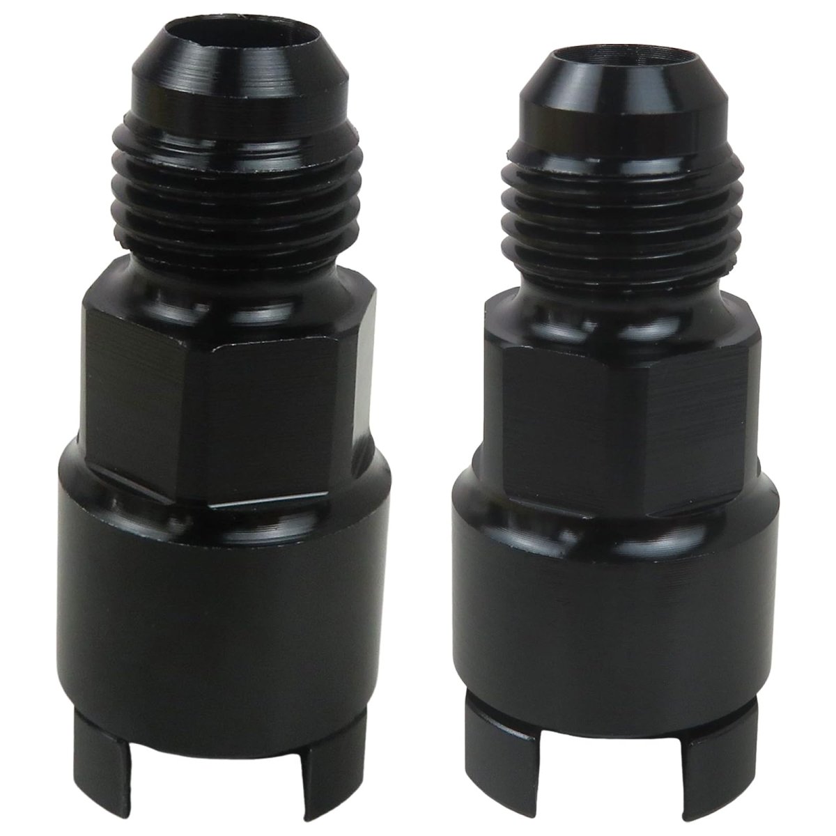 6an Fuel Line Fitting 9 16-18unf Thread 3 8 In And 5 16 Id 37 Degrees Flare Seal 2 Pack 6061 T6 Aluminum High Pressure For Efi