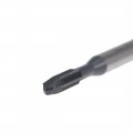Uxcell M4 X 0 7 Spiral Point Threading Tap H2 Tolerance High Speed Steel Ticn Coated Round Shank With Square End Metric Screw