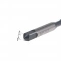 Uxcell M4 X 0 7 Spiral Point Threading Tap H2 Tolerance High Speed Steel Ticn Coated Round Shank With Square End Metric Screw