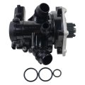 Flynsu Electronic Water Pump Thermostat Housing Assembly Replacement For Vw Jetta Gli Gti Golf Passat Tiguan Audi A4 A5 A6 Tt 1