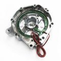 Httmt- Engine Stator Cover Clear Green Led Compatible With 04-07 Cbr1000rr 04-14 Cb 1000rr P N Mt050a-cd Green