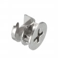 Uxcell 15 Pcs Furniture Cam Lock Nut Connectors Fittings 15x12mm For Cabinet Drawer Wardrobe Panel Connecting
