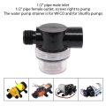 Grabote 255213 Water Pump Strainer For Filter Rv Camper Marine Boat Stainless Steel 1 2 Pipe Male Inlet 15-085-00