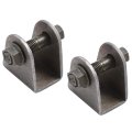 Minho Motorcycle Shock Absorber Suspension Bracket Mounting In Steel Material For Dirt Pit Bike Atv Go Kart Pack Of 2 