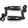 Smt-black Peg Mounting Kit With Eagle Hawk Foot Compatible Bike Equipped 1 Inch 25mm Front Engine Guard Frame Tube Iron 883