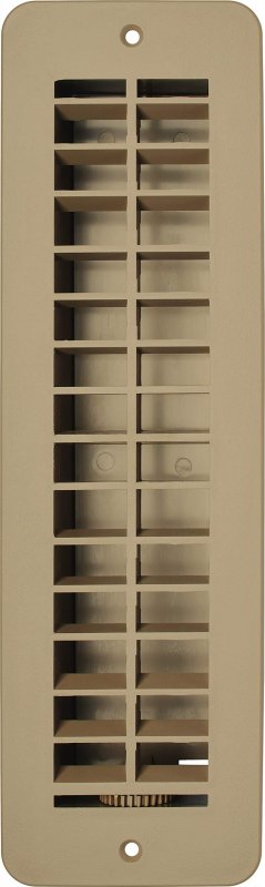Rv Designer H861 Plastic Floor Register With Damper 10 Inch X 2-1 4 Tan Interior Hardware